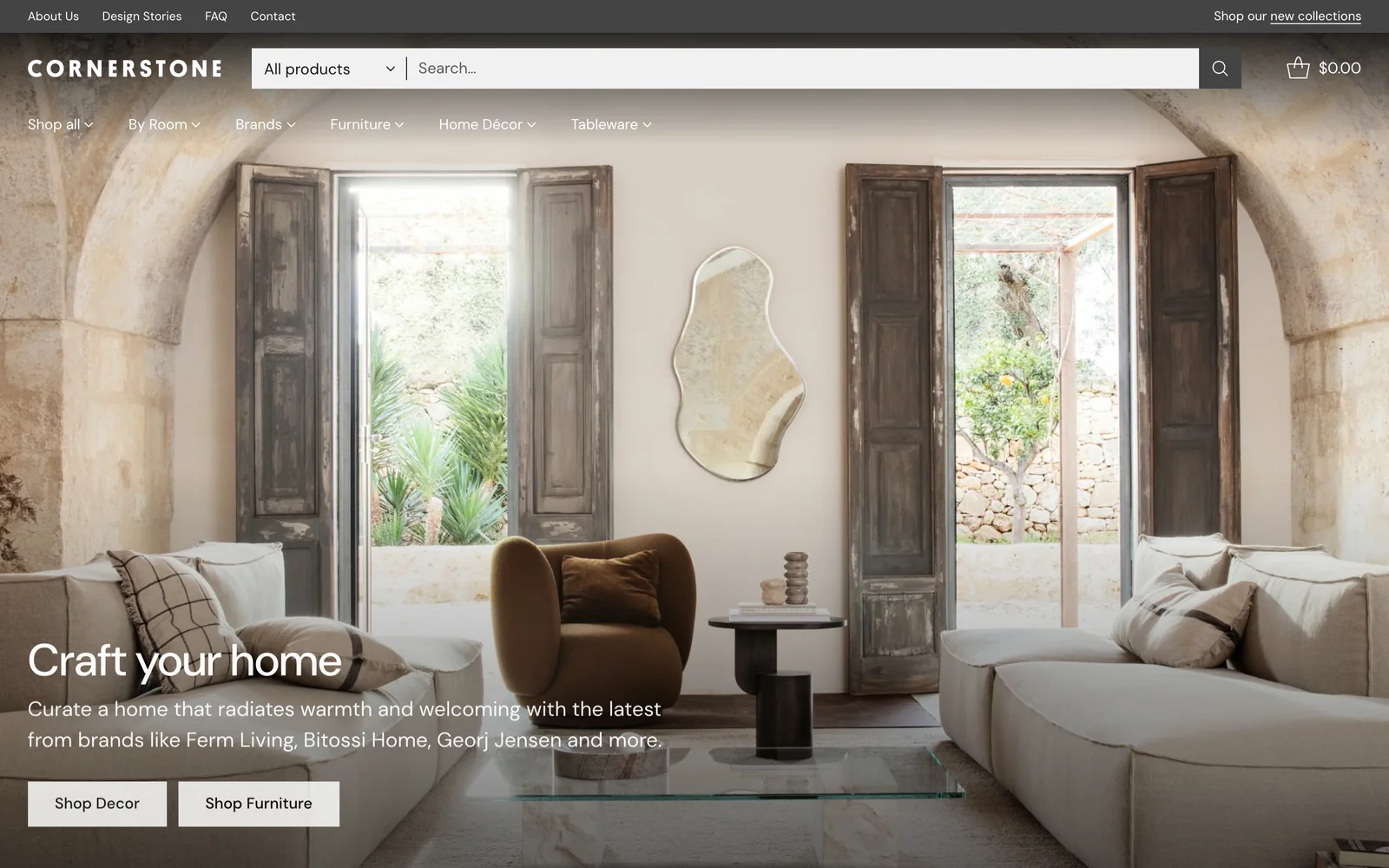 Cornerstone on desktop