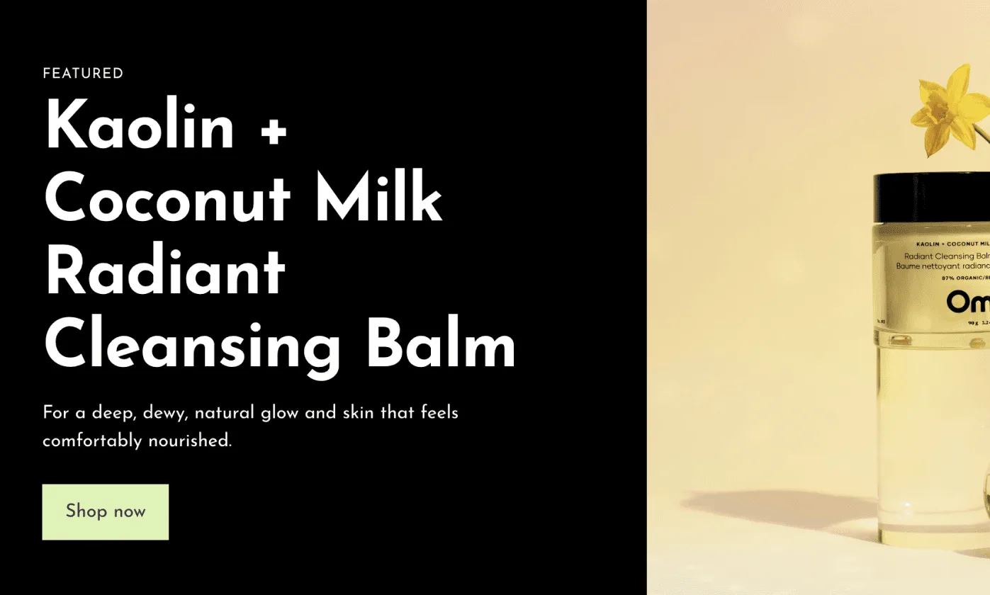 Promotional banner example set in Josefin Sans Bold and Josefin Sans