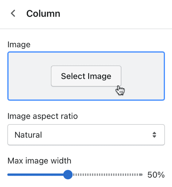Text columns with images, smaller max image width