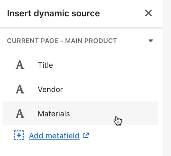 List of dynamic sources